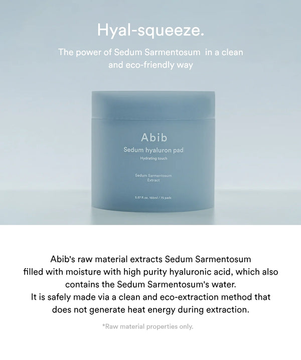 Abib - Sedum Hyaluron Pad