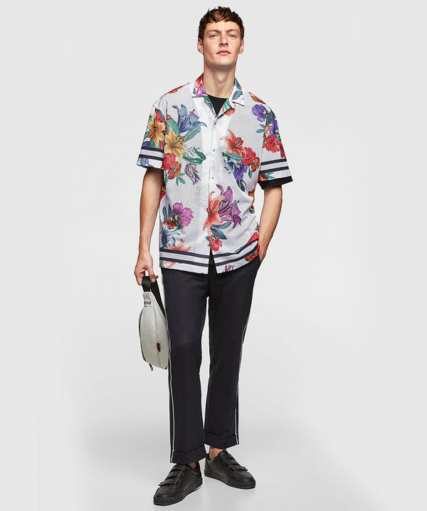 Snakeskin print shirt