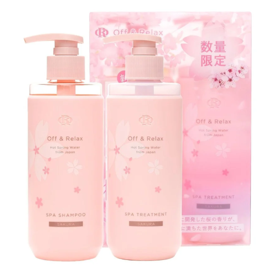 Off & Relax Sakura Hair Set