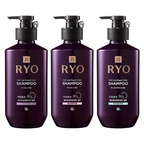RYO Hair Loss Expert Care Shampoo Series 3 Types