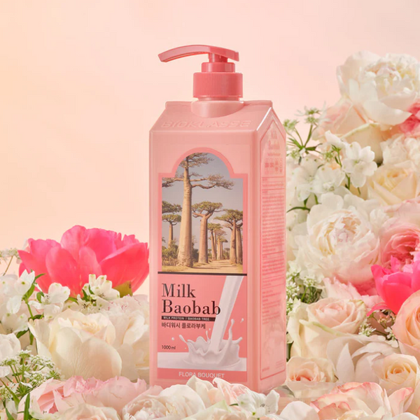 BIOKLASSE - Milk Baobab Perfume Body Wash Flora Bouquet