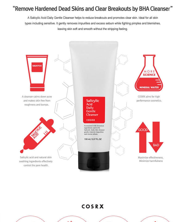 COSRX  Salicylic Acid Daily Gentle Cleanser