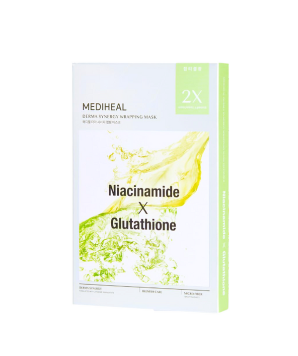 MEDIHEAL - Derma Synergy Wrapping Mask Niacinamide X Glutathione
