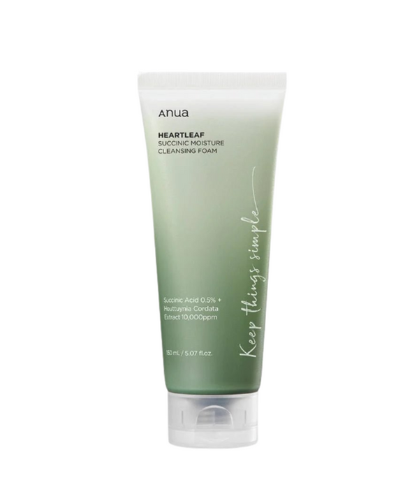 Anua Heartleaf Succinic Moisture Cleansing Foam
