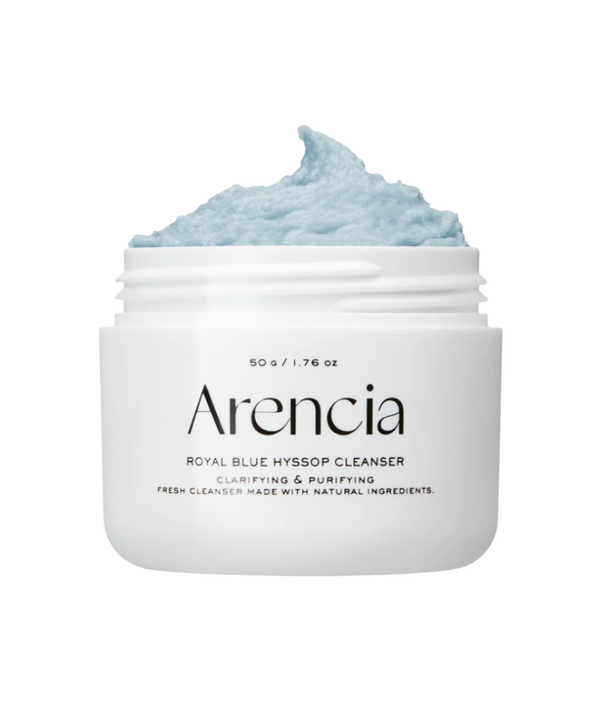 Arencia Royal Blue Hyssop Rice Mochi Cleanser