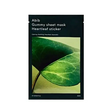 Abib - Gummy Sheet Mask Heartleaf Sticker
