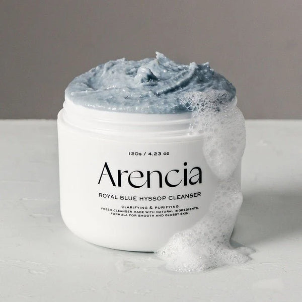 Arencia Royal Blue Hyssop Rice Mochi Cleanser 120g