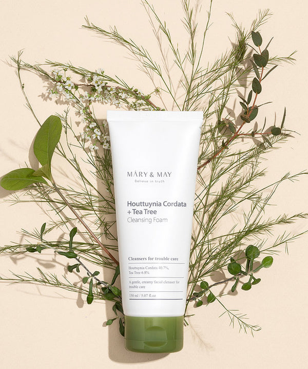 Mary&May Houttuynia Cordata+Tea Tree Cleansing Foam 150ml