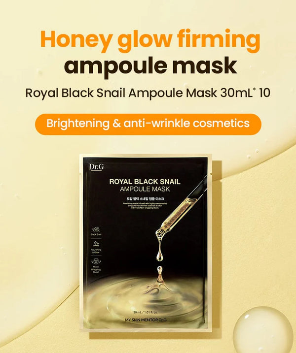 DR.G - Royal Black Snail  Ampoule Mask