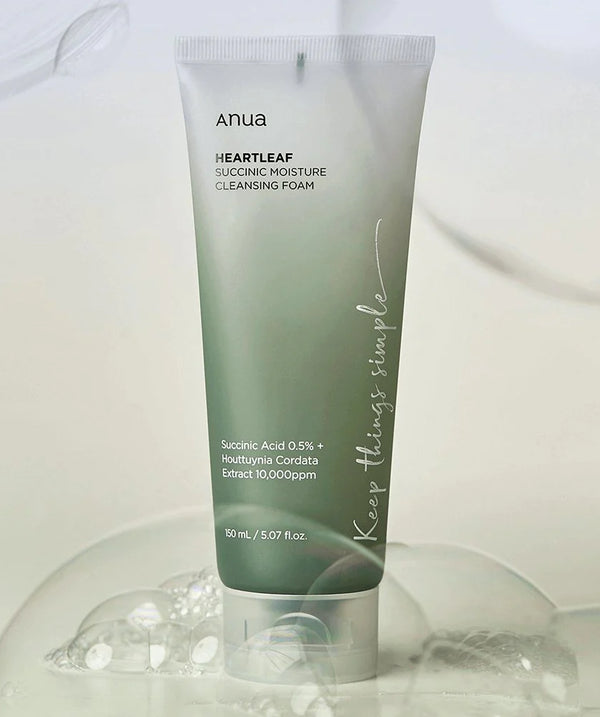 Anua Heartleaf Succinic Moisture Cleansing Foam 150ml