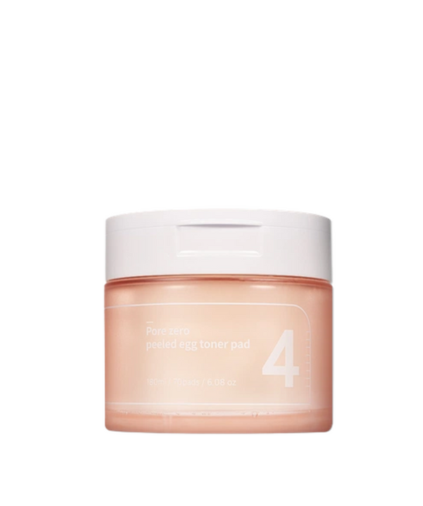 numbuzin - 4 Pore Zero Peeled Egg Toner Pad