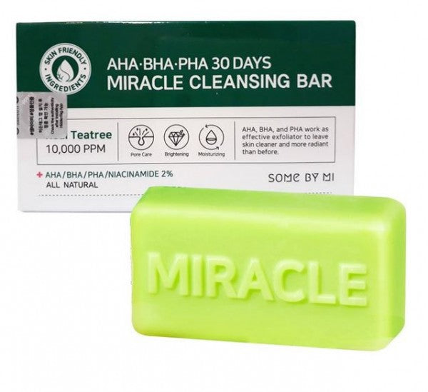 SOME BY MI - Miracle Acne Cleansing Bar AHA-BHA-PHA 30 DAYS